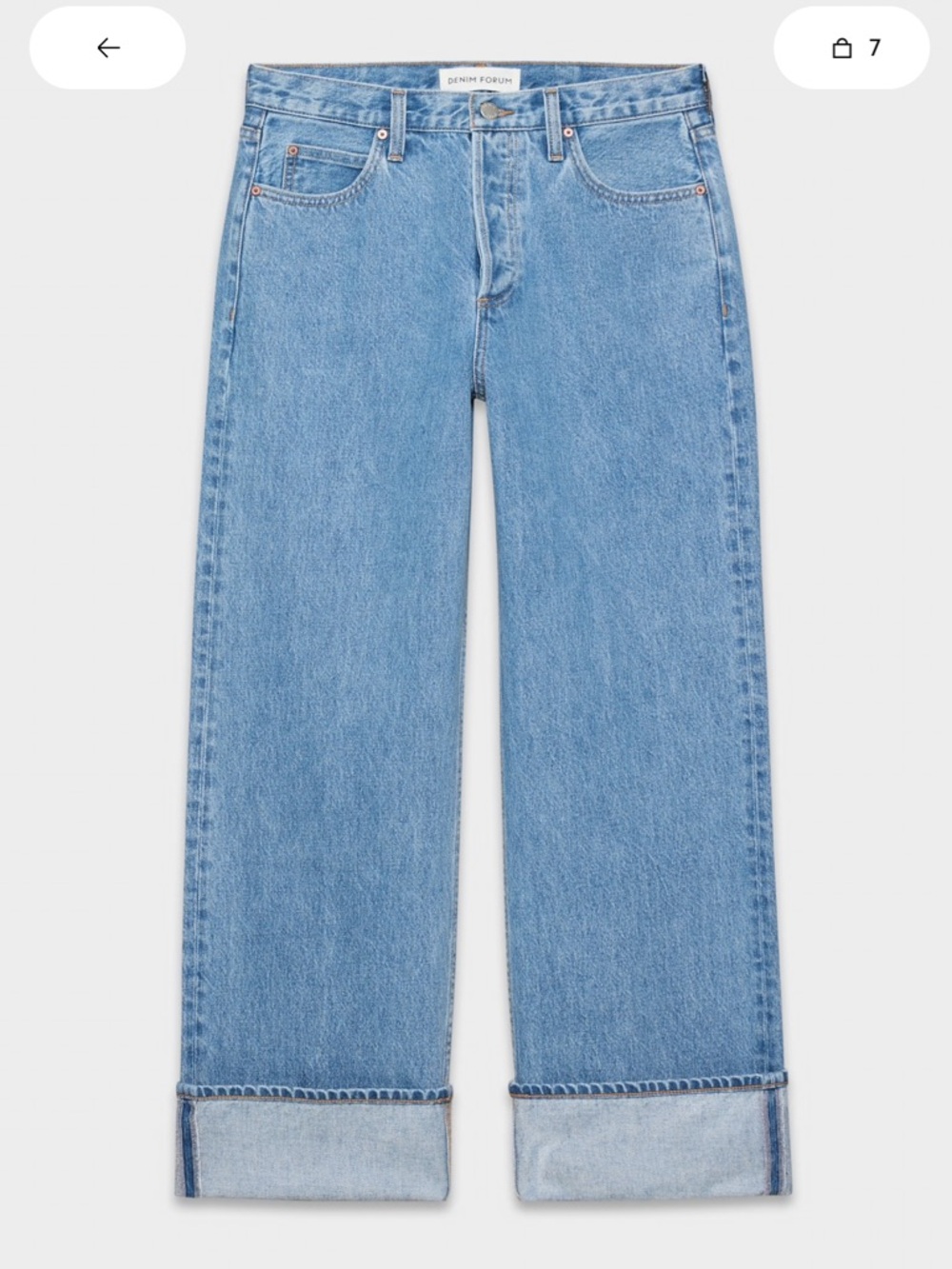 Denim Forum The ‘90s Vintage Lo-Rise Straight Jean